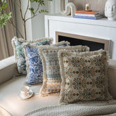 Jacquard Pattern Rural Retro Tassel Pillowcase